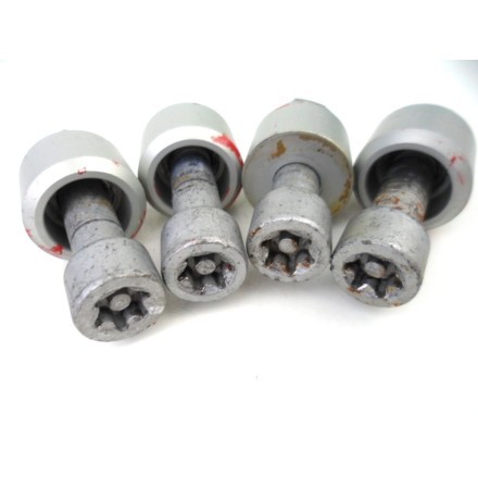 KIT 4 PERNI BULLONI FISSAGGIO TELAIO MOTORE CON BOCCOLE APRILIA SHIVER 750 2010