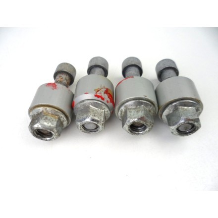 KIT 4 PERNI BULLONI FISSAGGIO TELAIO MOTORE CON BOCCOLE APRILIA SHIVER 750 2010