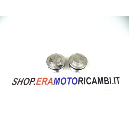 COPPIA TAPPI DI CHIUSURA STELI FORCELLA PARTE SUPERIORE OEM YAMAHA MT-03 2016