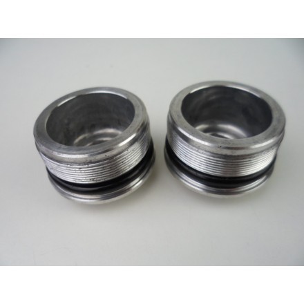 COPPIA TAPPI DI CHIUSURA STELI FORCELLA PARTE SUPERIORE OEM YAMAHA MT-03 2016