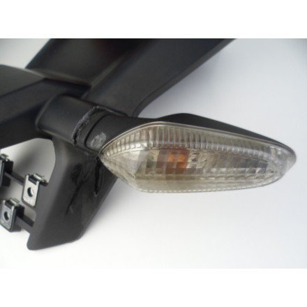 PARAFANGO PORTA TARGA COMPLETO DI FARO E FRECCE DUCATI MULTISTRADA 1200 S 2010