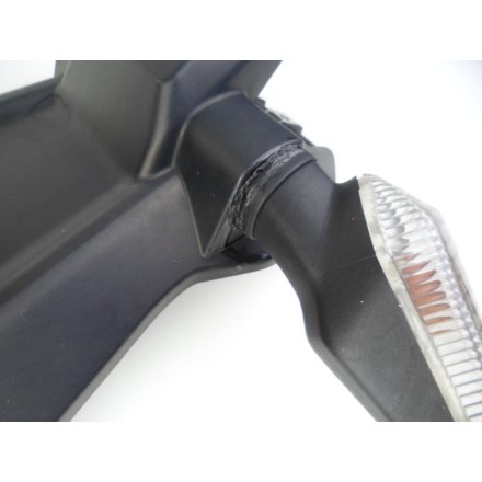 PARAFANGO PORTA TARGA COMPLETO DI FARO E FRECCE DUCATI MULTISTRADA 1200 S 2010