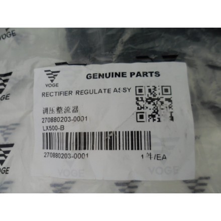 VOGE VALICO 500 DS/DSX Regolatore Di Tensione Raddrizzatore 270880203-0001