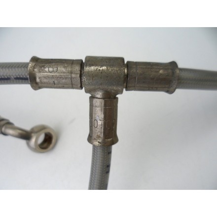 BHS COPPIA TUBI OLIO FRENO ANTERIORE E POSTERIORE OEM DUCATI MONSTER 695 2007