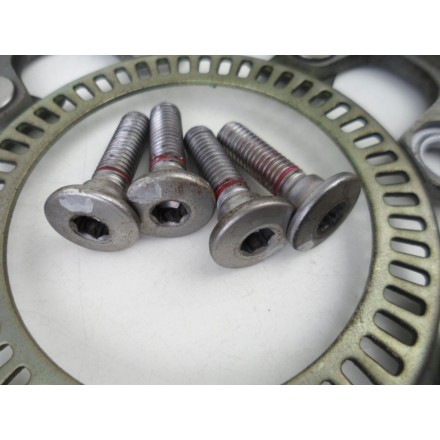 DISCO FRENO RUOTA POSTERIORE COMPLETO DI RUOTA FONICA ABS KAWASAKI Z650 2021