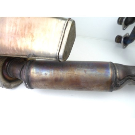 SCARICO MARMITTA SILENZIATORE MOTORE COMPLETO KAWASAKI Z650 2021