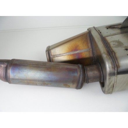 SCARICO MARMITTA SILENZIATORE MOTORE COMPLETO KAWASAKI Z650 2021