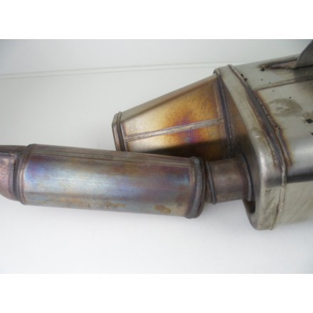 SCARICO MARMITTA SILENZIATORE MOTORE COMPLETO KAWASAKI Z650 2021