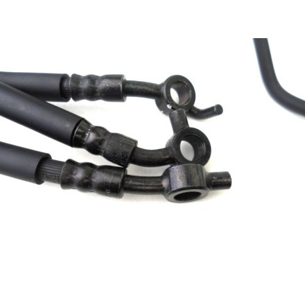 SET TUBI FRENI ANTERIORE E POSTERIORE COLLEGAMENTI POMPA ABS KAWASAKI Z650 2021