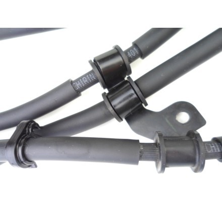 SET TUBI FRENI ANTERIORE E POSTERIORE COLLEGAMENTI POMPA ABS KAWASAKI Z650 2021