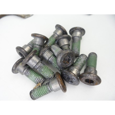 COPPIA DISCHI FRENO RUOTA ANTERIORE COMPLETI DI BULLONERIA HONDA VF 1000 F2 1985