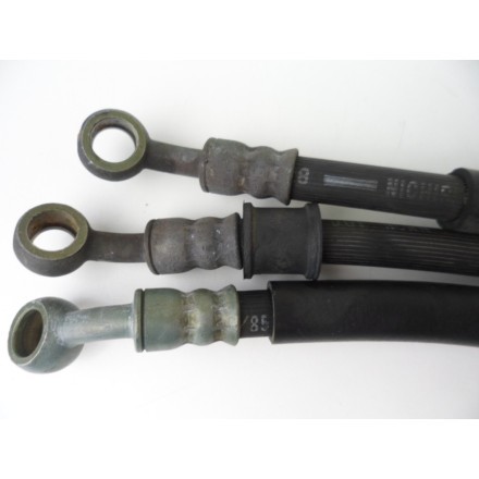 SET TUBI FRENI TUBAZIONI OLIO FRENO ANTERIORE E POSTERIORE HONDA VF 1000 F2 1985