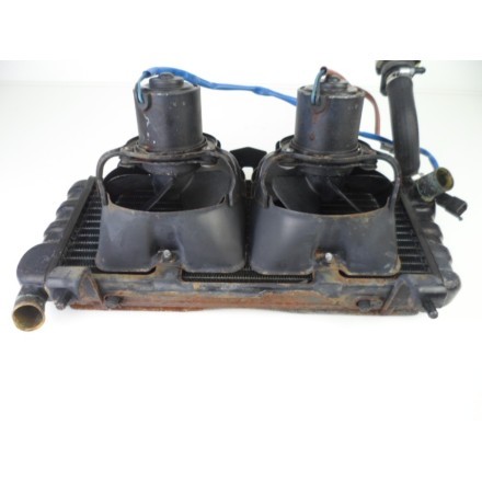 RADIATORE LIQUIDO ACQUA PRINCIPALE COMPLETO DI VENTOLE HONDA VF 1000 F2 1985