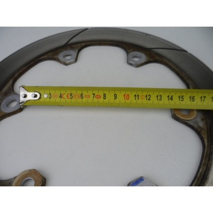 COPPIA DISCHI FRENO RUOTA ANTERIORE COMPLETI DI BULLONERIA HONDA VF 1000 F2 1985