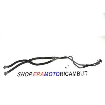 COPPIA TUBI OLIO COLLEGAMENTO RADIATORE - MOTORE ORIGINALI HONDA VF 1000 F2 1985