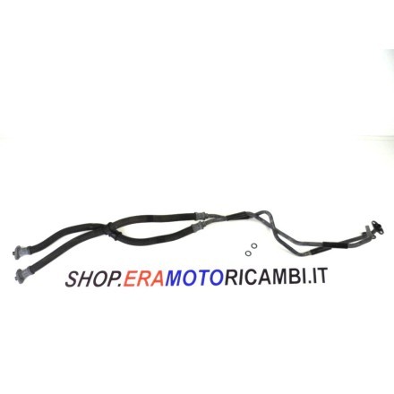 COPPIA TUBI OLIO COLLEGAMENTO RADIATORE - MOTORE ORIGINALI HONDA VF 1000 F2 1985