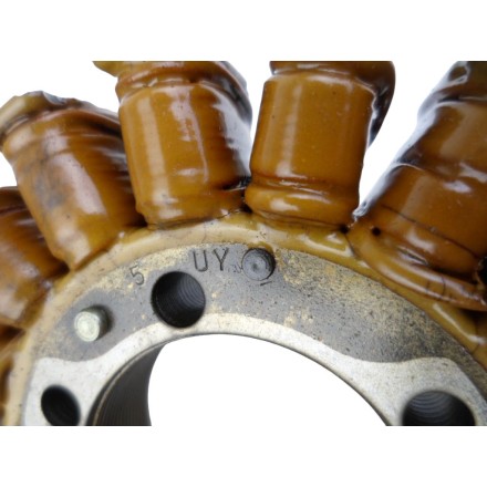 STATORE ALTERNATORE MOTORE CON PICK-UP ORIGINALE SUZUKI BURGMAN 400 AN 1999