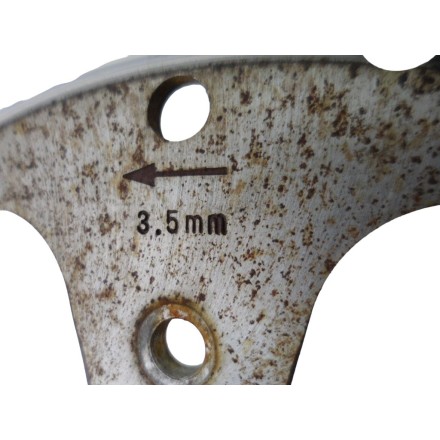 2 DISCHI FRENO ANTERIORE E POSTERIORE COMPLETI PIAGGIO BEVERLY TOURER 125 2009