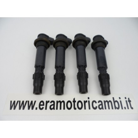 KIT 4 BOBINE ACCENSIONE AVVIAMENTO PIPETTE CANDELE SUZUKI GSR 600 K8 2008