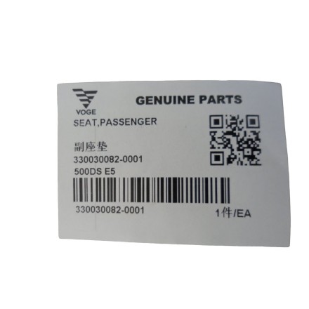 SEDILE SELLA SELLINO POSTERIORE PASSEGGERO ORIGINALE VOGE VALICO 500 DS