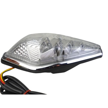 FARO FANALE LUCE LED POSTERIORE CHIARO PER HONDA VT 750 C SHADOW AERO VTX 1300