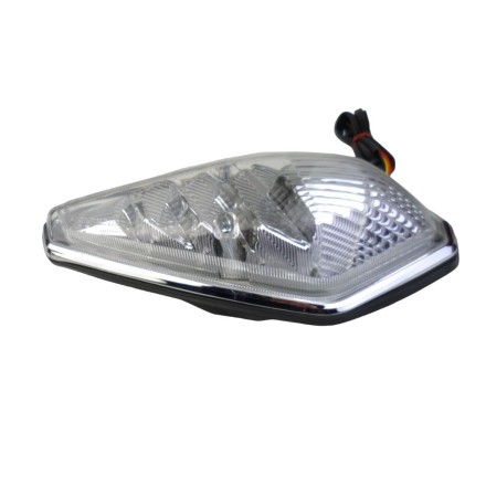 FARO FANALE LUCE LED POSTERIORE CHIARO PER HONDA VT 750 C SHADOW AERO VTX 1300