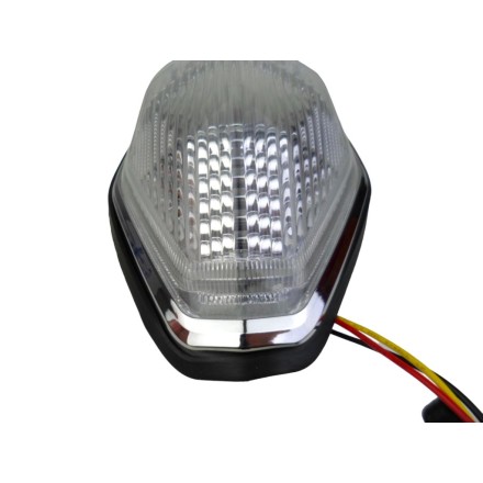 FARO FANALE LUCE LED POSTERIORE CHIARO PER HONDA VT 750 C SHADOW AERO VTX 1300