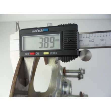 DISCO FRENO RUOTA POSTERIORE (3.89mm) + SUPPORTO PIAGGIO BEVERLY 125 TOURER 2008