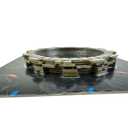 KIT SERIE DISCHI FRIZIONE GUARNITI PER SUZUKI LT 250 QUADRACER 2WD / RM 250 1987