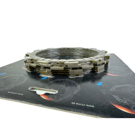 KIT SERIE DISCHI FRIZIONE GUARNITI PER SUZUKI LT 250 QUADRACER 2WD / RM 250 1987